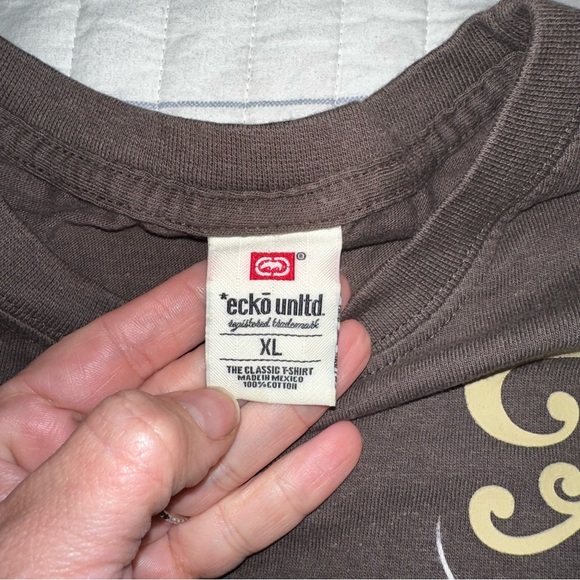 Ecko Unlimited XL L/S Shirt Mint Condition AOP - Picture 8 of 11